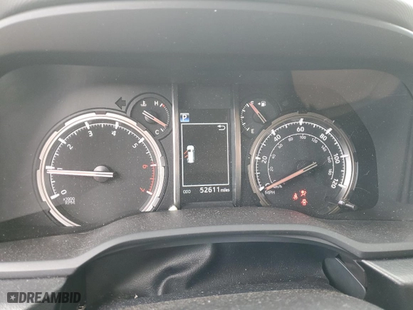 2020 Toyota 4Runner SR5 with VIN JTEBU5JR8L5754919, listed as a Copart auction lot 40247483 with 52,611 mi miles. Bid and sale history available at carsss.com. Image 9.
