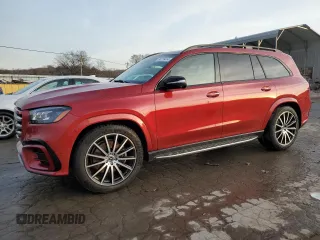 2024 Mercedes-Benz GLS 580 z VIN 4JGFF8FE8RB146377, wystawiony jako Copart lot #86116414 z przebiegiem 9068 mil mil oraz Szkody całkowita. Historia ofert i sprzedaży dostępna na DreamBid. Obrazek 1.