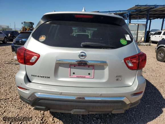 2019 Nissan Pathfinder SV with VIN 5N1DR2MM1KC625584, listed as a Copart auction lot 47463775 with 104,652 mi miles and Salvage Title. Bid and sale history available at carsss.com. Image 6.