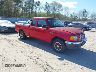 2001 Ford Ranger XL with VIN 1FTYR14VX1PB14441, listed as a IAAI auction lot 41875605 with 160,099 mi miles. Bid and sale history available at carsss.com. Image 1.