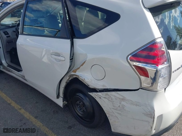 2017 Toyota Prius v Two with VIN JTDZN3EU9HJ063285, listed as a IAAI auction lot 41696704 with 411,285 mi miles. Bid and sale history available at carsss.com. Image 6.