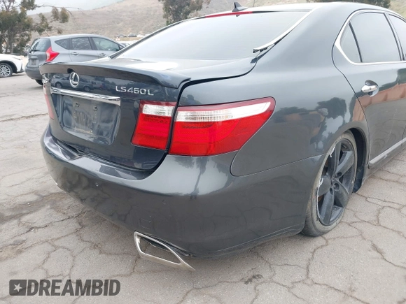 2008 Lexus LS 460 L with VIN JTHGL46FX85024697, listed as a IAAI auction lot 42085801 with 141,348 mi miles and . Bid and sale history available at DreamBid. Image 18.
