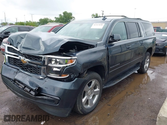 2019 Chevrolet Suburban LS with VIN 1GNSKGKC7KR244916, listed as a IAAI auction lot 42315858 with 69,555 mi miles and . Bid and sale history available at DreamBid. Image 2.