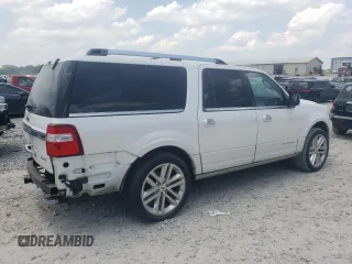 2017 Ford Expedition Max Platinum with VIN 1FMJK1MT6HEA81170, listed as a Copart auction lot 61833725 with 102,767 mi miles and Salvage title. Bid and sale history available at DreamBid. Image 3.