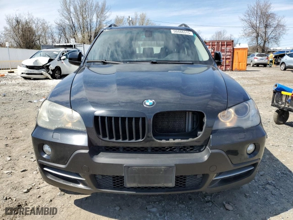2007 BMW X5 3.0si with VIN 5UXFE435X7L018393, listed as a Copart auction lot 50488315 with 186,962 mi miles and Salvage Title. Bid and sale history available at carsss.com. Image 5.