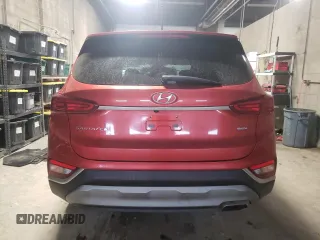 2020 Hyundai Santa Fe SE with VIN 5NMS2CAD5LH191893, listed as a Copart auction lot 41369023 with 14,341 mi miles. Bid and sale history available at carsss.com. Image 6.