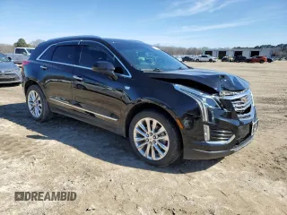 2017 Cadillac XT5 Platinum AWD with VIN 1GYKNFRS2HZ128548, listed as a Copart auction lot 46418065 with 118,071 mi miles and Salvage Title. Bid and sale history available at DreamBid. Image 4.
