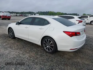 2015 Acura TLX V6 Tech with VIN 19UUB2F57FA015528, listed as a IAAI auction lot 42121824 with 98,917 mi miles. Bid and sale history available at carsss.com. Image 3.