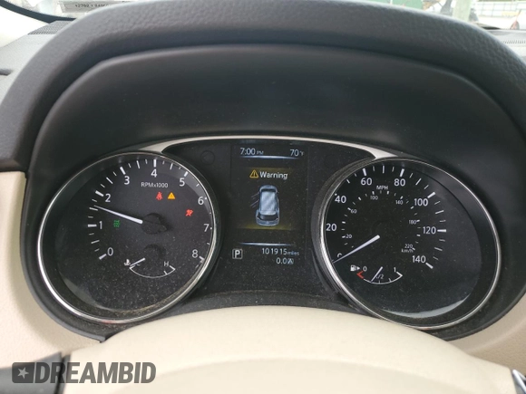 2014 Nissan Rogue SL with VIN 5N1AT2MV4EC852723, listed as a Copart auction lot 54189385 with 101,915 mi miles and Salvage Title. Bid and sale history available at DreamBid. Image 9.
