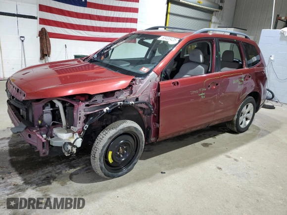 2015 Subaru Forester Premium with VIN JF2SJADC0FH458844, listed as a Copart auction lot 50400425 with 129,643 mi miles and Salvage Title. Bid and sale history available at DreamBid. Image 1.
