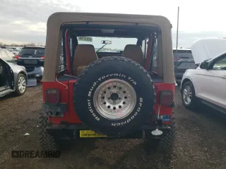 1995 Jeep Wrangler S with VIN 1J4FY19P5SP286022, listed as a Copart auction lot 82615144 with 194,475 mi miles and Clean Title. Bid and sale history available at carsss.com. Image 6.