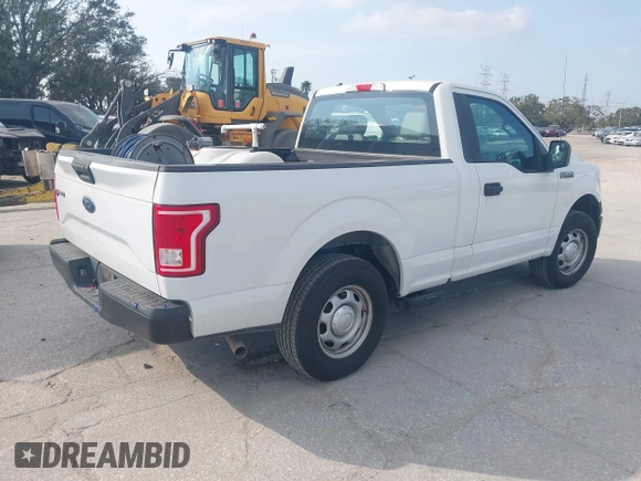 2017 Ford F-150 XL with VIN 1FTMF1C88HFC37836, listed as a IAAI auction lot 41464606 with 195,399 mi miles. Bid and sale history available at carsss.com. Image 4.