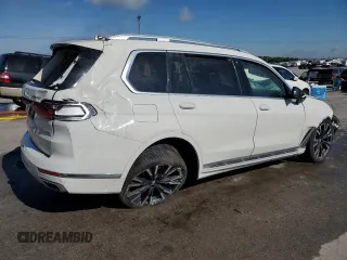 2020 BMW X7 xDrive40i z VIN 5UXCW2C08L9B92949, wystawiony jako Copart lot #55934825 z przebiegiem Nie podano mil oraz Szkoda całkowita • Salvage title. Historia ofert i sprzedaży dostępna na DreamBid. Obrazek 3.