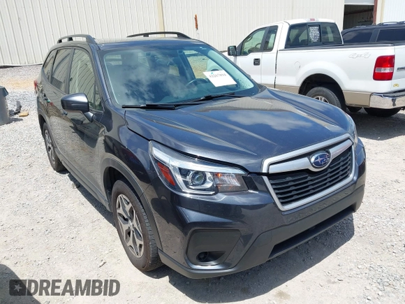 2019 Subaru Forester Premium with VIN JF2SKAEC3KH544056, listed as a IAAI auction lot 42267894 with 104,809 mi miles and . Bid and sale history available at DreamBid. Image 1.