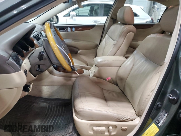 2006 Lexus ES 350 with VIN JTHBA30G665154825, listed as a Copart auction lot 53287775 with 209,694 mi miles and Salvage Title. Bid and sale history available at DreamBid. Image 7.