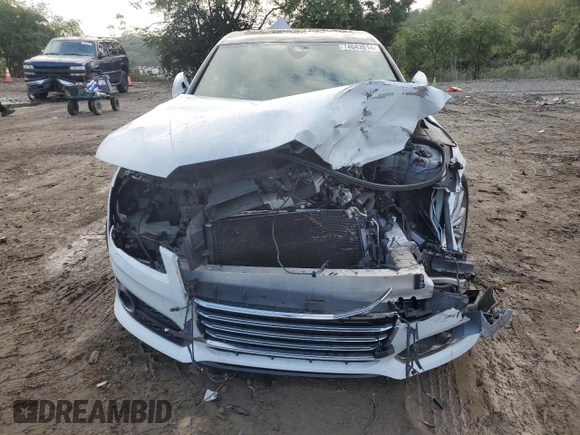 2017 Audi A8 L with VIN WAU44AFDXHN006499, listed as a Copart auction lot 74043014 with 73,043 mi miles and Salvage Title. Bid and sale history available at carsss.com. Image 5.