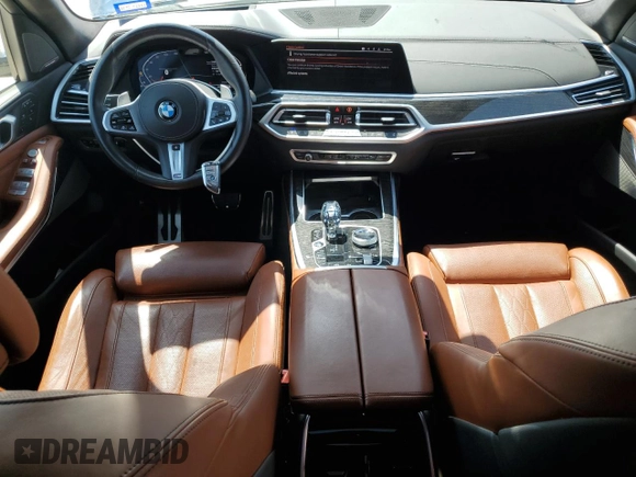 2021 BMW X7 xDrive40i with VIN 5UXCW2C03M9G67683, listed as a Copart auction lot 50649965 with 31,689 mi miles and Salvage Title. Bid and sale history available at carsss.com. Image 8.