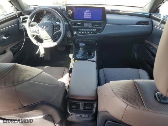 2024 Lexus ES with VIN 58ADA1C1XRU047023, listed as a Copart auction lot 49821505 with 3,205 mi miles and Salvage Title. Bid and sale history available at carsss.com. Image 8.