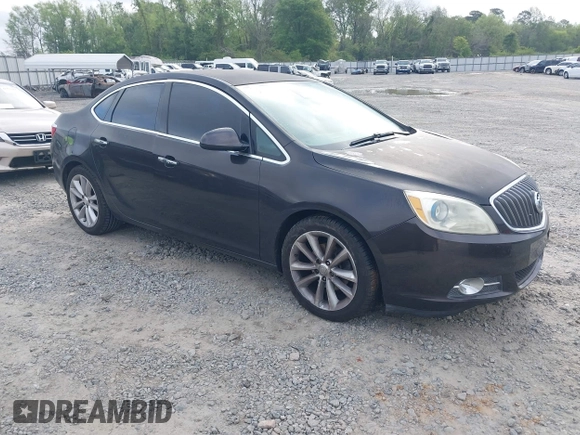 2014 Buick Verano Leather Group with VIN 1G4PS5SK5E4156969, listed as a IAAI auction lot 41956353 with 125,000 mi miles. Bid and sale history available at carsss.com. Image 1.