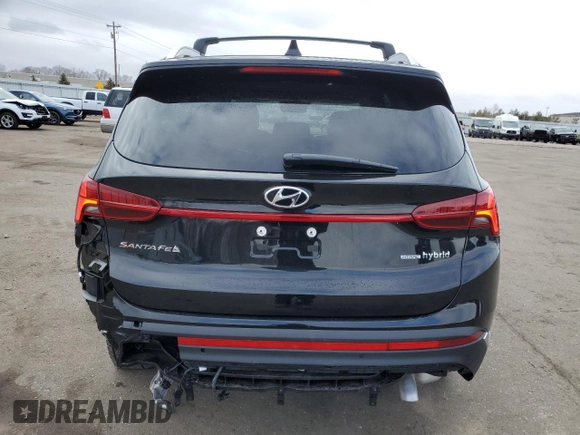 2023 Hyundai Santa Fe Hybrid Limited with VIN 5NMS5DA1XPH018427, listed as a Copart auction lot 44212614 with 3,095 mi miles. Bid and sale history available at carsss.com. Image 6.