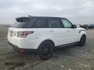 2017 Land Rover Range Rover Sport HSE with VIN SALWR2FVXHA682558, listed as a Copart auction lot 48928275 with 169,009 mi miles and Salvage title. Bid and sale history available at DreamBid. Image 3.
