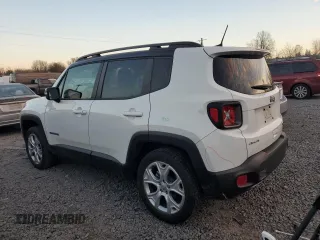 2020 Jeep Renegade Limited with VIN ZACNJBD12LPL45544, listed as a Copart auction lot 83490614 with 16,858 mi miles and Salvage title. Bid and sale history available at DreamBid. Image 2.