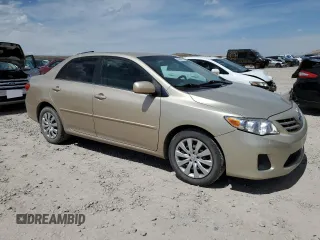 2013 Toyota Corolla L with VIN 5YFBU4EE5DP115665, listed as a Copart auction lot 54846775 with 162,094 mi miles and Salvage Title. Bid and sale history available at DreamBid. Image 4.