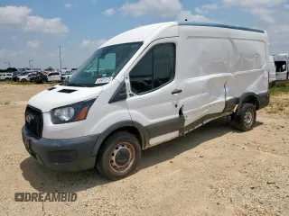 2021 Ford Transit Cargo z VIN 1FTBR1C8XMKA19347, wystawiony jako Copart lot #54431575 z przebiegiem 161 668 mil mil oraz Szkoda całkowita • Salvage title. Historia ofert i sprzedaży dostępna na DreamBid. Obrazek 1.