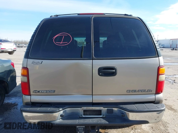 2003 Chevrolet Tahoe LS with VIN 1GNEC13V43R109837, listed as a IAAI auction lot 41363706 with Not provided miles and . Bid and sale history available at DreamBid. Image 16.
