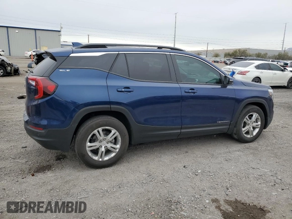 2022 GMC Terrain SLE with VIN 3GKALMEV0NL170221, listed as a Copart auction lot 49113685 with 21,209 mi miles and Salvage Title. Bid and sale history available at carsss.com. Image 3.