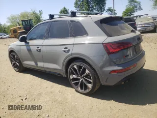 2022 Audi SQ5 Premium Plus with VIN WA1B4AFY4N2030995, listed as a Copart auction lot 52509873 with 19,207 mi miles and . Bid and sale history available at DreamBid. Image 2.