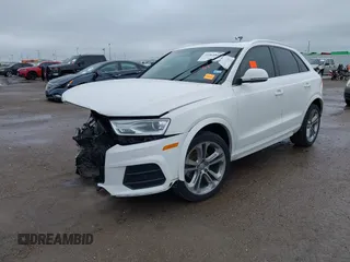 2017 Audi Q3 Premium Plus with VIN WA1JCCFS7HR002948, listed as a IAAI auction lot 41564849 with 31,745 mi miles and . Bid and sale history available at DreamBid. Image 17.