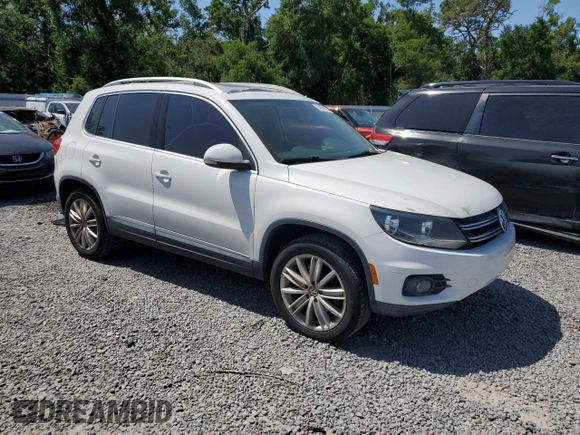 2012 Volkswagen Tiguan SEL with VIN WVGAV7AX1CW565512, listed as a Copart auction lot 54392885 with 152,608 mi miles and Clean Title. Bid and sale history available at DreamBid. Image 4.