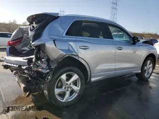 2019 Audi Q3 Premium Plus with VIN WA1BECF32K1073178, listed as a Copart auction lot 52552305 with 56,831 mi miles and Salvage Title. Bid and sale history available at carsss.com. Image 3.