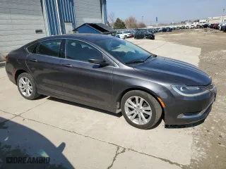 2015 Chrysler 200 Limited with VIN 1C3CCCAB8FN716294, listed as a Copart auction lot 48995395 with 104,348 mi miles and Salvage Title. Bid and sale history available at carsss.com. Image 4.