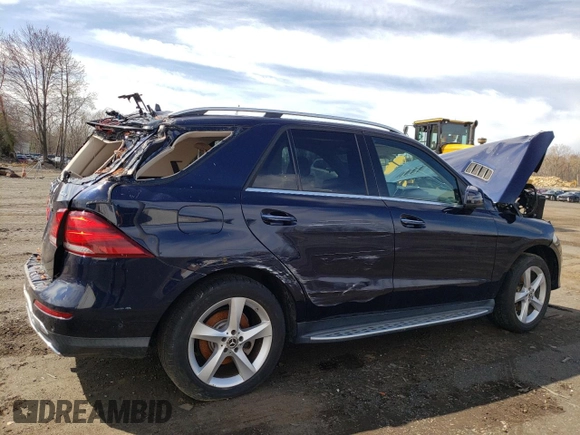 2018 Mercedes-Benz GLE 350 with VIN 4JGDA5HB7JB038361, listed as a Copart auction lot 53109045 with Not provided miles and Non repairable. Bid and sale history available at DreamBid. Image 3.