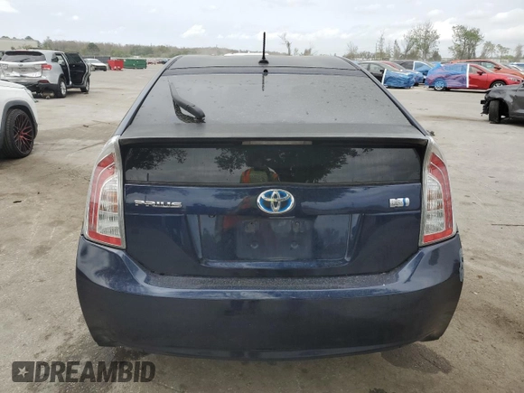 2012 Toyota Prius One with VIN JTDKN3DUXC1520181, listed as a Copart auction lot 48565555 with 158,252 mi miles and Salvage title. Bid and sale history available at DreamBid. Image 6.