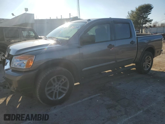 2015 Nissan Titan SV with VIN 1N6AA0EC5FN501124, listed as a Copart auction lot 87291164 with 195,448 mi miles and Salvage title. Bid and sale history available at DreamBid. Image 1.