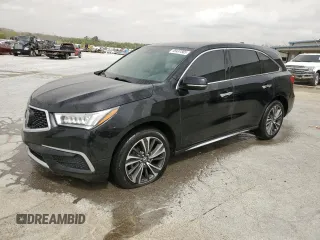 2020 Acura MDX w/Technology Pkg with VIN 5J8YD3H57LL004561, listed as a Copart auction lot 49437885 with 43,334 mi miles and Salvage Title. Bid and sale history available at carsss.com. Image 1.