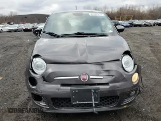 2014 FIAT 500 Sport with VIN 3C3CFFBR7ET267631, listed as a Copart auction lot 82002614 with 65,209 mi miles and Salvage Title. Bid and sale history available at carsss.com. Image 5.