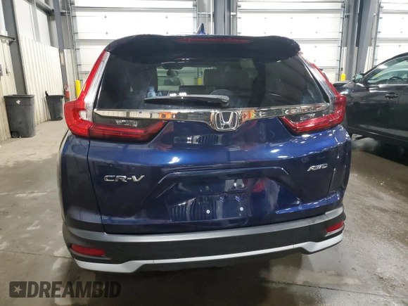 2020 Honda CR-V EX-L with VIN 2HKRW2H81LH634324, listed as a Copart auction lot 60257245 with 47,135 mi miles and Salvage title. Bid and sale history available at DreamBid. Image 6.