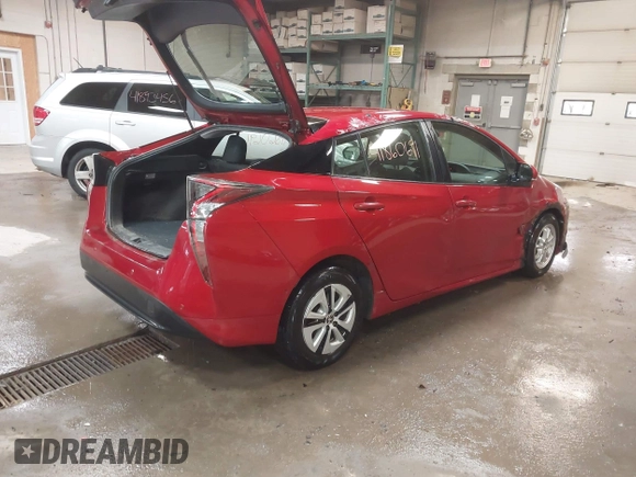 2018 Toyota Prius Two with VIN JTDKBRFU5J3081353, listed as a IAAI auction lot 41860691 with 167,091 mi miles and . Bid and sale history available at carsss.com. Image 4.