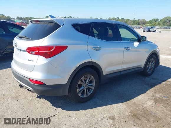 2014 Hyundai Santa Fe Sport with VIN 5XYZU3LB8EG126876, listed as a IAAI auction lot 41897147 with 93,516 mi miles. Bid and sale history available at carsss.com. Image 4.