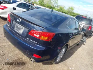 2008 Lexus IS 250 with VIN JTHCK262082023191, listed as a IAAI auction lot 42142085 with 227,697 mi miles. Bid and sale history available at carsss.com. Image 4.