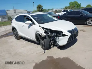2021 Lexus NX with VIN JTJGARDZ1M5024614, listed as a IAAI auction lot 41641475 with 55,778 mi miles. Bid and sale history available at carsss.com. Image 1.