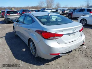 2016 Hyundai Elantra SE with VIN KMHDH4AE0GU480888, listed as a IAAI auction lot 41923645 with 120,830 mi miles. Bid and sale history available at carsss.com. Image 3.