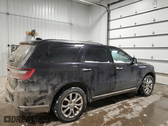 2018 Dodge Durango Citadel with VIN 1C4RDJEG9JC445313, listed as a Copart auction lot 44143445 with 82,752 mi miles and Salvage title. Bid and sale history available at DreamBid. Image 3.