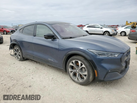 2021 Ford Mustang Mach-E Premium with VIN 3FMTK3R73MMA02221, listed as a Copart auction lot 46099135 with 31,383 mi miles and Salvage title. Bid and sale history available at DreamBid. Image 4.