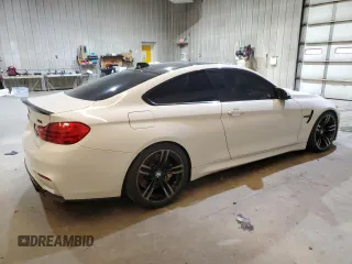 2017 BMW M4 with VIN WBS3R9C32HA014087, listed as a Copart auction lot 87033904 with 55,026 mi miles and Salvage title. Bid and sale history available at DreamBid. Image 3.