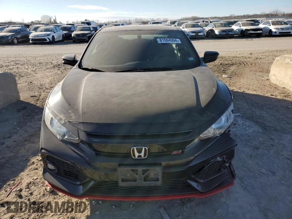 2018 Honda Civic Si Coupe with VIN 2HGFC3A58JH750144, listed as a Copart auction lot 81594994 with 84,340 mi miles and Salvage Title. Bid and sale history available at carsss.com. Image 5.